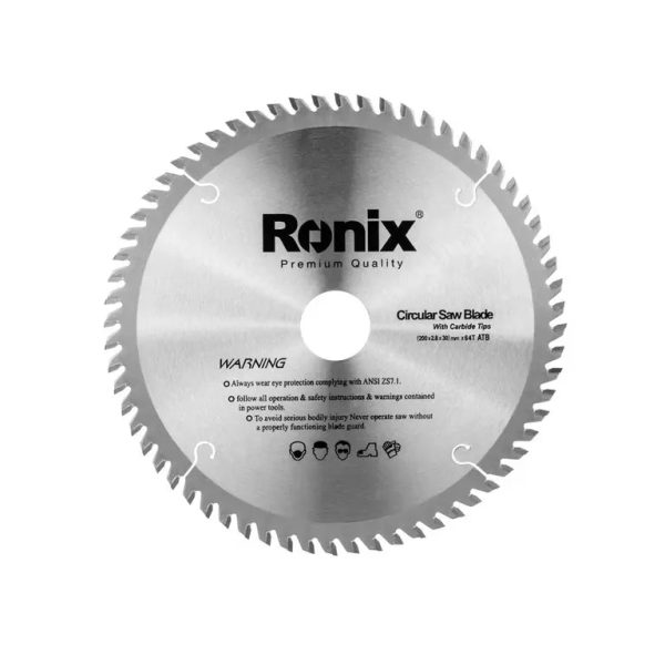 ცირკულარული ხერხის დისკი ATB 64T Ronix RH-5106, 200მმ