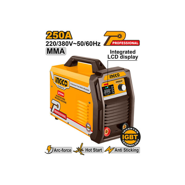 შედუღების აპარატი 250A (ლითონის) Proline INGCO (ING-MMA25029)