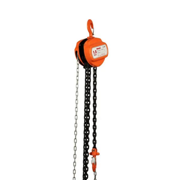 ხელის ჯაჭვური ამწე (ტალი) RONIX RH-4103, 1.5 ტონა