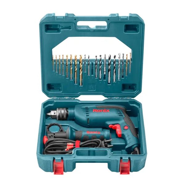 ელექტრო დარტყმითი ბურღი Ronix-2250K 850w ნაკრები