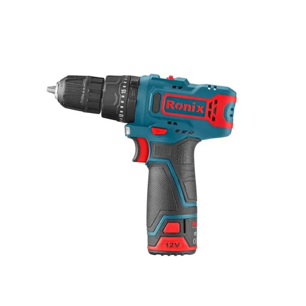 უსადენო დარტყმითი ბურღი-სახრახნისი Ronix-8101K 12V, 28N.M