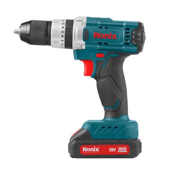 უსადენო დარტყმითი ბურღი-სახრახნისი Ronix-8620 20V