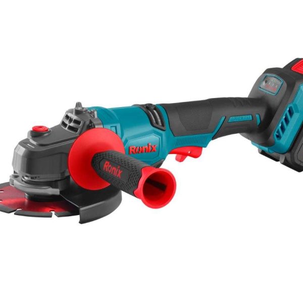 უნახშირო კუთხსახეხი (ბალგარკა) Ronix-8901-40V 125მმ