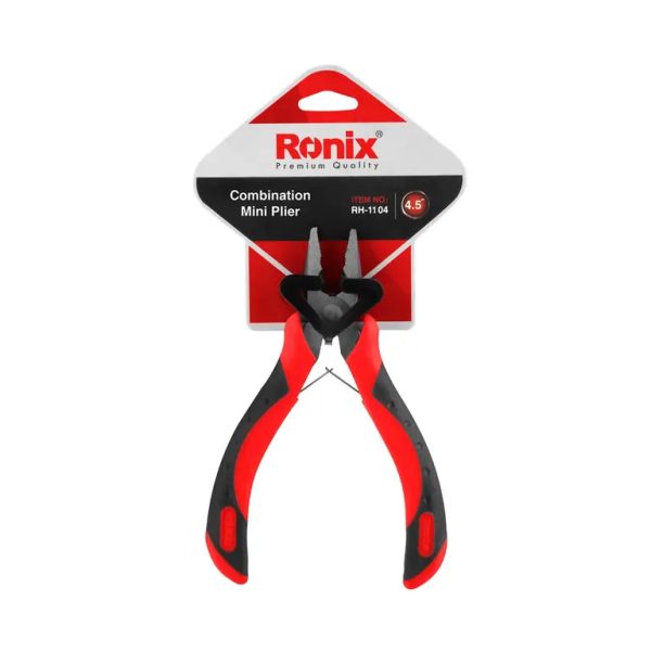 მინი კომბინირებული ბრტყელტუჩა Ronix RH-1104, 115mm