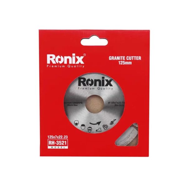 მარმარილოს და გრანიტის საჭრელი დისკი Ronix RH-3521, 125მმ