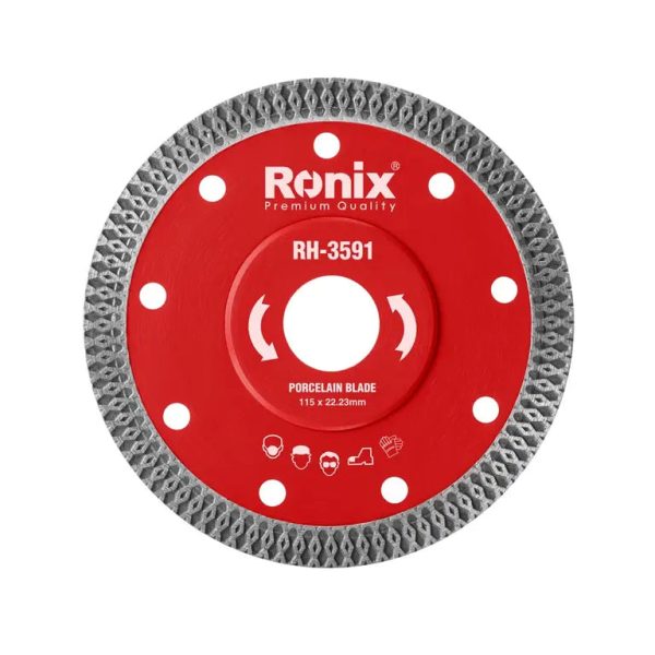ფაიფურის საჭრელი დისკი Ronix RH-3591, 115მმ