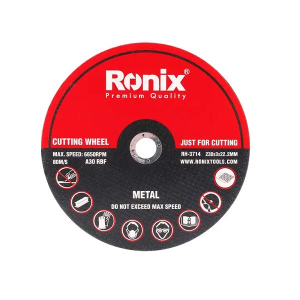 ფოლადის საჭრელი დისკი Ronix RH-3714, 230მმ*3.0მმ