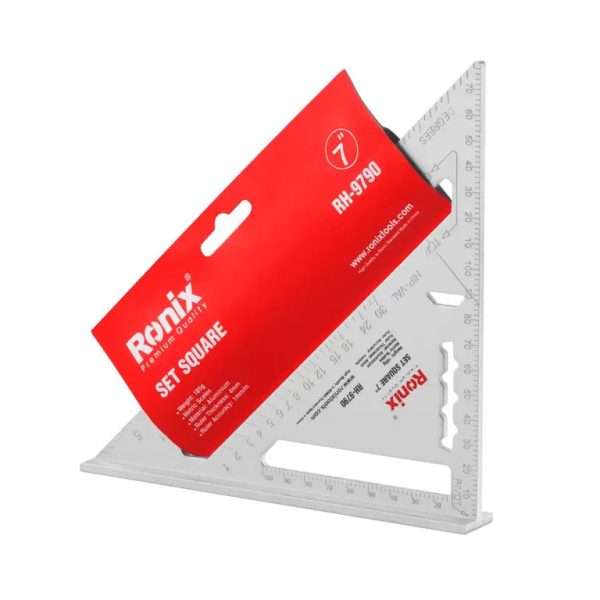 სამკუთხა სახაზავი Ronix RH-9790 7 ინჩი