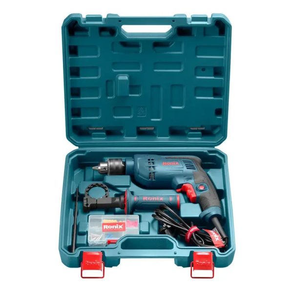 დარტყმითი ბურღის ნაკრები Ronix RS-0005 51ც 750w 13მმ