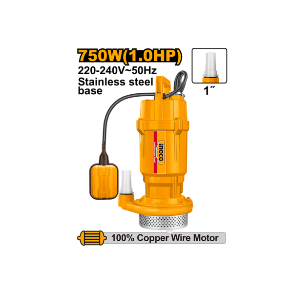 წყლის ტუმბო 750W INGCO (SPC7508)