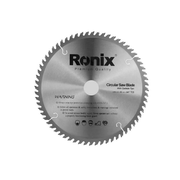 ცირკულარული ხერხის დისკი TCG 64T Ronix RH-5108, 230მმ