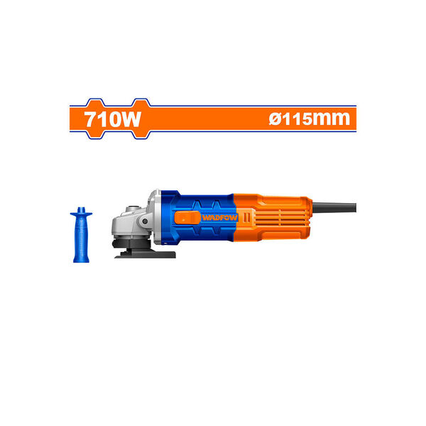 ელექტრო კუთხსახეხი 710W-115MM (WAG15761)
