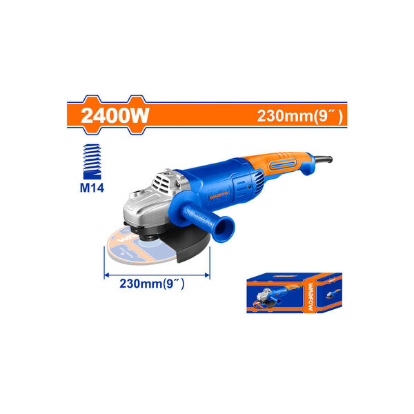 ელექტრო კუთხსახეხი 2400W-230 მმ (WAG852401) WADFOW