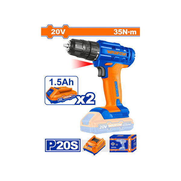 ელექტრო ხრახნდამჭერი 20ვ Li-Ion (WCDP512) WADFOW