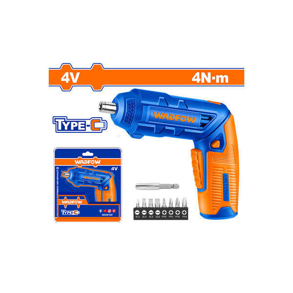 ელექტრო ხრახნდამჭერი 4V USB-Type-C (WCV4415) WADFOW