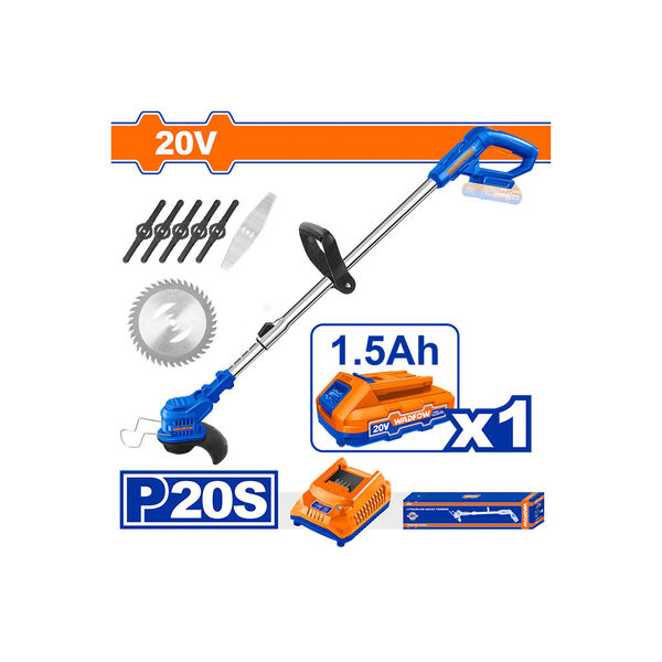 უსადენო ბალახის სათიბი 20V -1.5A (WGTP511) WADFOW