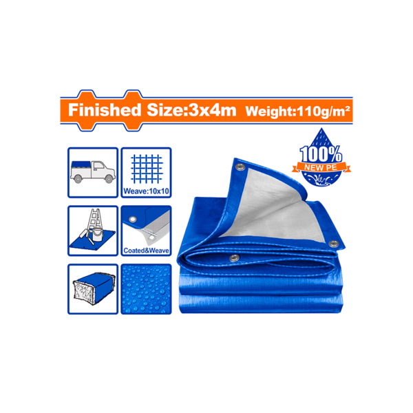 ტენტი 3X4 მ 110 გ/მ2 (WTQ1834) WADFOW